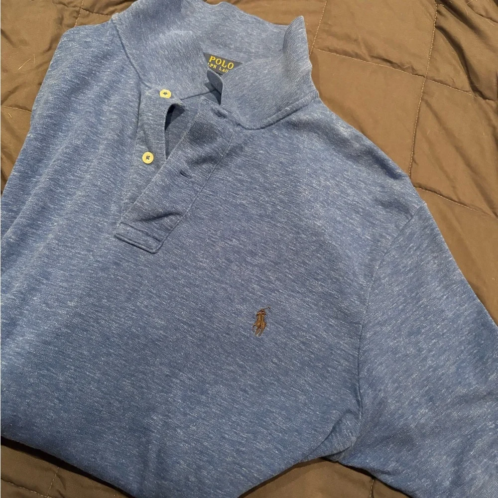 Polo by Ralph Lauren Men's Polo Shirt in Gray - Picture 4 of 4